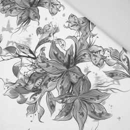VANILLEBLÜTE (GRAU) - HOME DECOR PREMIUM Webware