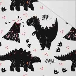 SCHWARZER DINOSAURIER / ARR- Polster- Velours
