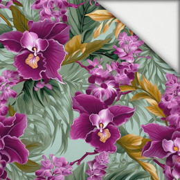 EXOTIC ORCHIDS MS. 3 - leichte Maschenware angeraut