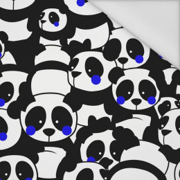 50cm PANDAS / classic blue - Wasserabweisende Webware