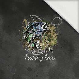 FISHING TIME - Paneel (75cm x 80cm) Sommersweat mit Elastan ITY