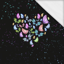 HEART / Schmetterlinge - Paneel (75cm x 80cm) SINGLE JERSEY ITY