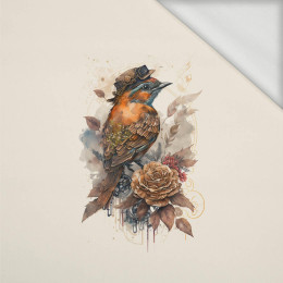 STEAMPUNK BIRD - Paneel (60cm x 50cm) Sommersweat