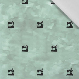 NÄHMASCHINEN (minimal) / CAMOUFLAGE m. 2 (modern mint) - Baumwoll Webware