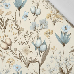 SPRING FLOWERS WZ. 4 (BUTTER YELLOW) - Viskose Webware