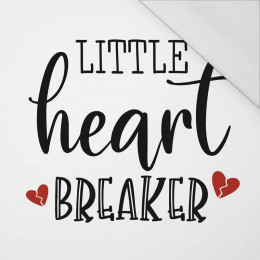 LITTLE HEART BREAKER (BE MY VALENTINE) - SINGLE JERSEY PANEL 75cm x 80cm