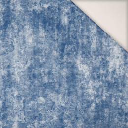 GRUNGE (blau) - PERKAL Baumwollwebware