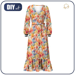 WICKELKLEID MIT RÜSCHEN (ABELLA) - FLOWERS ms.37 - Nähset 