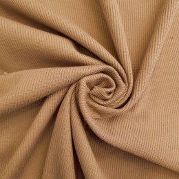 Strickware gerippt - KARAMELL (D-10) 