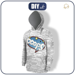 HERREN HOODIE (COLORADO) - COMICS / ooops - Nähset