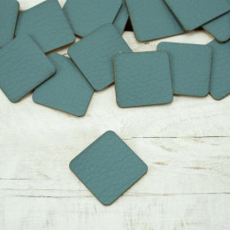 Ösen Unterlag in kleine Quadrat Form - gedecktes blau
