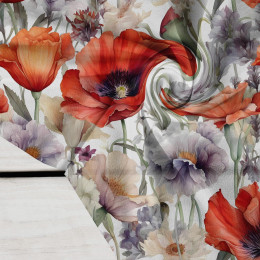 MOHNBLUMEN Ms. 5 - Krepp