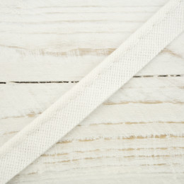 Paspelband Baumwolle Breite - weiß