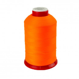 Faden elastisch overlock 4000m - orange neon