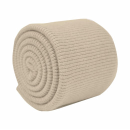 D-207 STROH BEIGE - Bündchenstoff gerippt