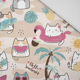 SUMMER CATS M. 2 - Bamboo fabric 170g