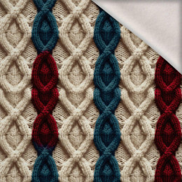 IMITATION SWEATER WZ. 7 - Wintersweat angeraut mit Elastan ITY