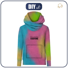 HYDROPHOBER HOODIE UNISEX - I"M NOT FOR EVERYONE - Nähset