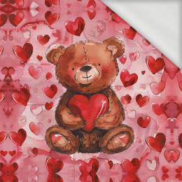 VALENTINE'S DAY / BEAR 2 - panel (60cm x 50cm) Sommersweat
