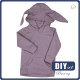 KINDER HOODIE BUNNY (PARIS) - B-02 LILA - Sommersweat