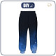 KINDER JOGGINGHOSE (ROBIN) - KLECKSE (classic blue) / schwarz - Nähset
