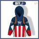 KINDER HOODIE (ALEX) - SUPERHERO M. 4 - Nähset