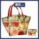 XL Tasche mit Utensilientasche 2 in 1 - WATERCOLOR FLOWERS wz. 7 - Nähset