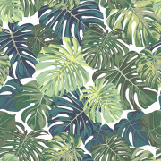 100cm MONSTERA 2.0 / pastell - Baumwoll Webware