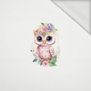 BABY OWL - Panel (75cm x 80cm) Sommersweat