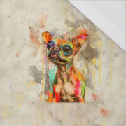 CRAZY LITTLE DOG - Paneel (60cm x 50cm) SINGLE JERSEY 