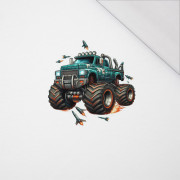 MONSTER TRUCK M. 2 - Paneel (60cm x 50cm) SINGLE JERSEY 