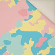 CAMOUFLAGE M. 3 / pastel- Polster- Velours