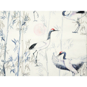 KRANICHE - bio single jerset mit Elastan Sommersweat