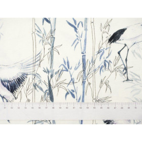 KRANICHE - bio single jerset mit Elastan Sommersweat