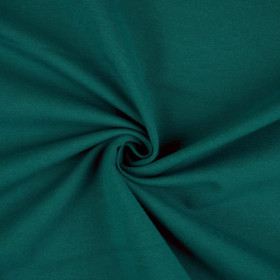 Sommersweat nicht angeraut - DARK TEAL (D-41)