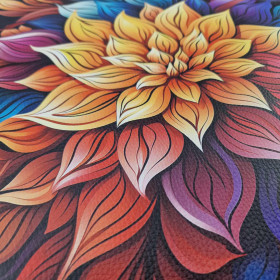 BOUQUET OF FLOWERS WZ.6 (46 cm x 50 cm) - dickes geprägtes Kunstleder