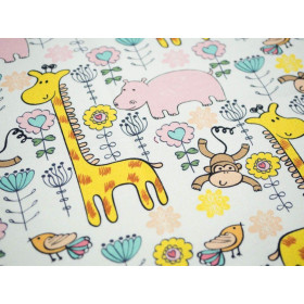 BUNTES SAFARI - bio single jerset mit Elastan TE210 Sommersweat