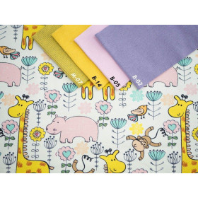 BUNTES SAFARI - bio single jerset mit Elastan TE210 Sommersweat