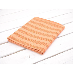 NOTENLINIEN (Vogelgesang) / hell pfirsich - Viskose-Jersey WE210