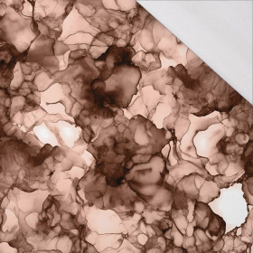 ALCOHOL INK / Mocha Mousse  - Single Jersey