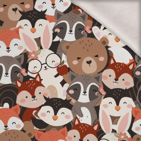 ANIMALS WZ.8 - Wintersweat angeraut mit Elastan ITY