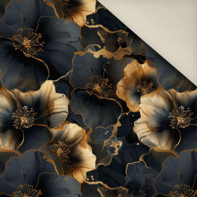 AUTUMN FLOWERS WZ.20- Polster- Velours