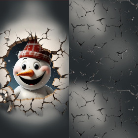 HAPPY CHRISTMAS M. 1 - Hydrophober angerauter Wintersweat