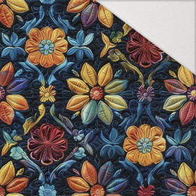 Batik Quilt wz.8 - Hydrophober angerauter Wintersweat