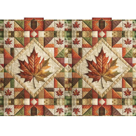 BATIK WZ. 1 - panel 71cm x 100cm/ 2szt. - Baumwoll Webware