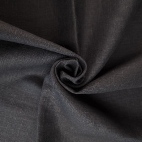 Ramie mit Baumwolle - BLACK