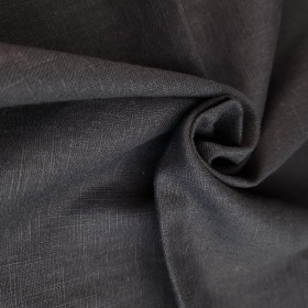 Ramie mit Baumwolle - BLACK