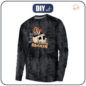 BASIC HERREN SWEATSHIRT (OREGON) - BLOOM  - Nähset