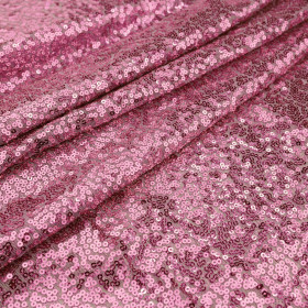 Paillettenstrick, rosa