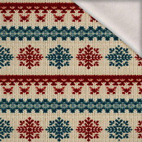 CHRISTMAS SWEATER wz.7 - Wintersweat angeraut mit Elastan ITY